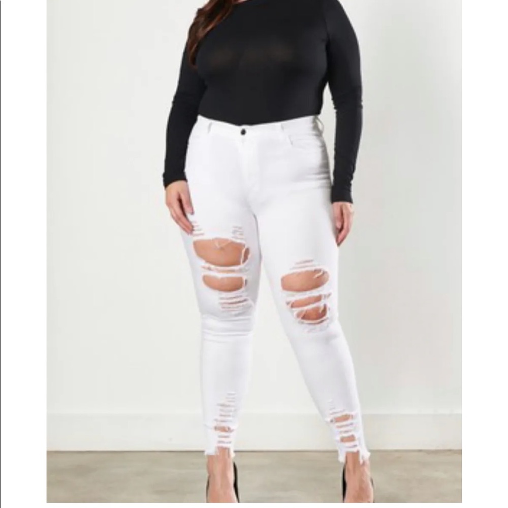 Plus size jeans
